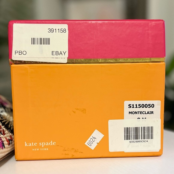 KATE SPADE MONTECLAIR EMBROIDERED SLIDE ON MULES - WOMEN’S SIZE 8 - Picture 5 of 7